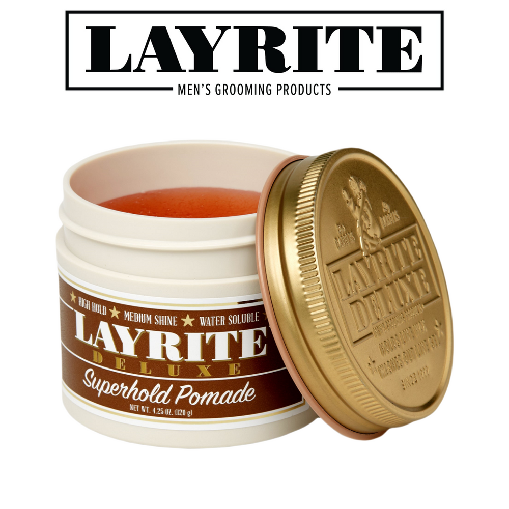 Layrite Deluxe SuperHold Water Based Pomade – GroomPro