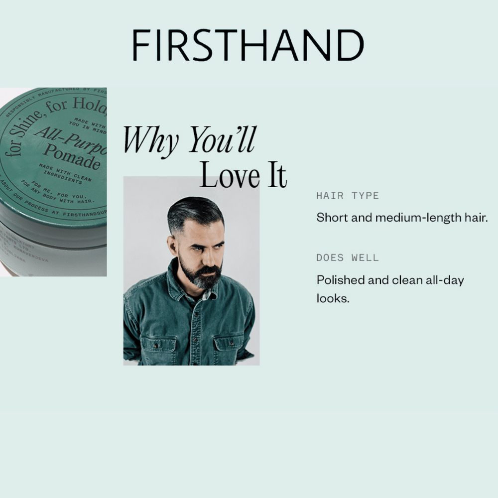 
                  
                    FIRSTHAND SUPPLY All Purpose Pomade
                  
                