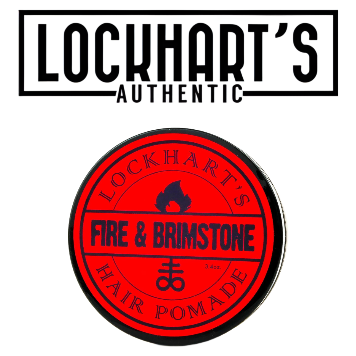 
                  
                    Lockhart's Fire and Brimstone heavy hold pomade (3.4 oz)
                  
                