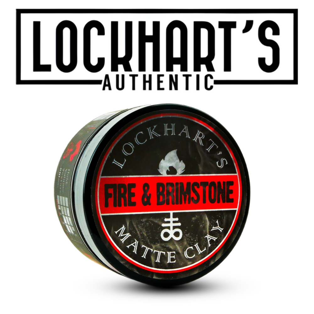 Lockhart's Fire And Brimstone matte clay (3.7oz)