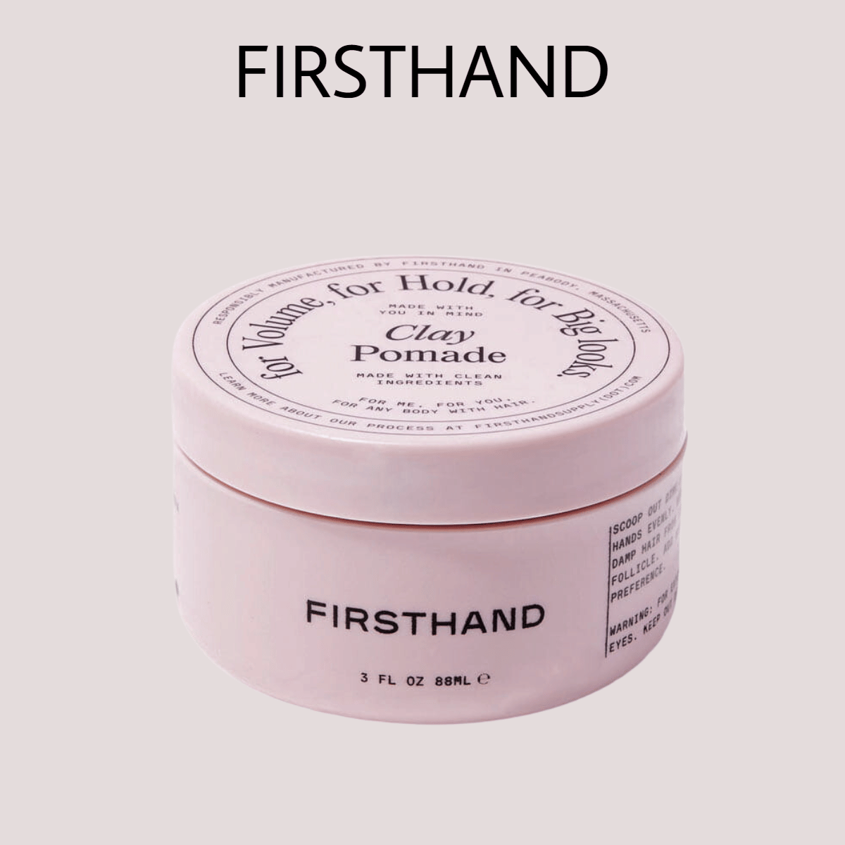 
                  
                    FIRSTHAND SUPPLY Clay Pomade
                  
                