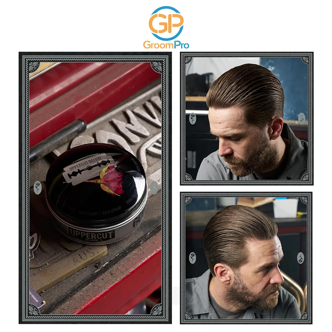 IN-BOX Uppercut Deluxe-Deluxe Pomade , Resin & Rose, 100g - Image 9