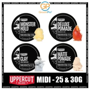 Uppercut Deluxe - Midi ,Matte Pomade / Deluxe Pomade / Clay / Monster Hold