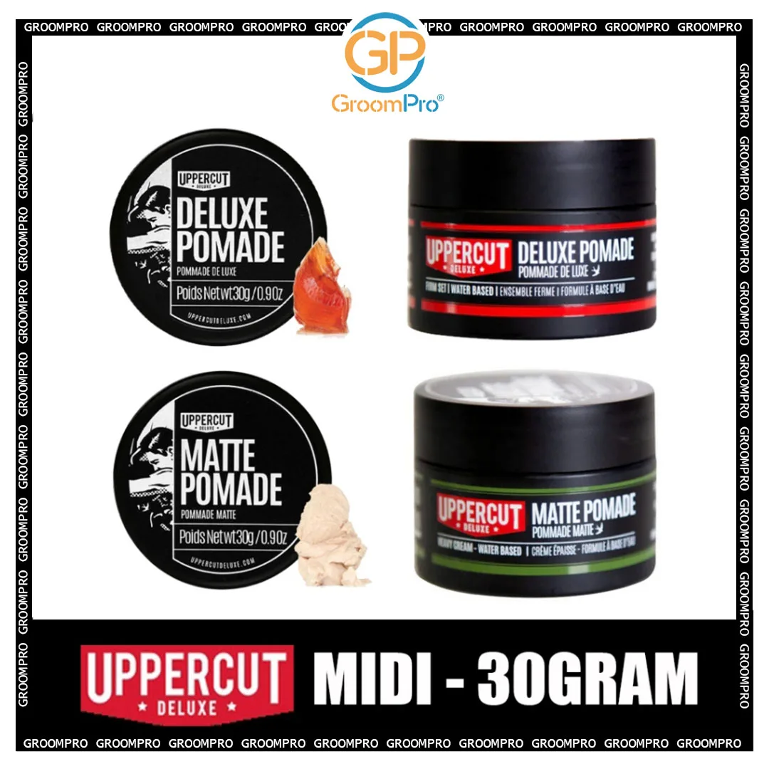 Uppercut Deluxe - Midi ,Matte Pomade / Deluxe Pomade / Clay / Monster Hold - Image 4
