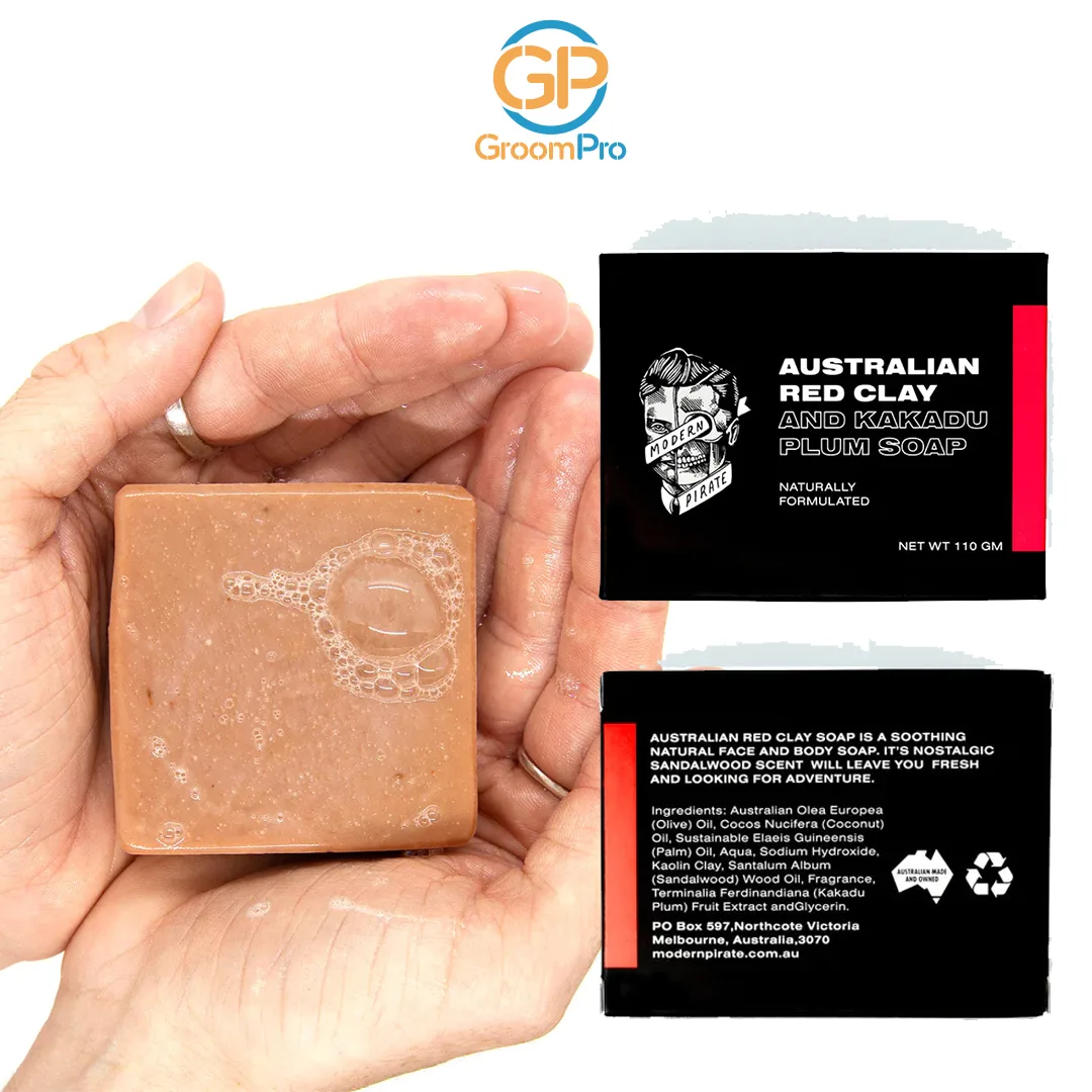 Modern Pirate -Australian Red Clay Face / Body Soap - Image 4