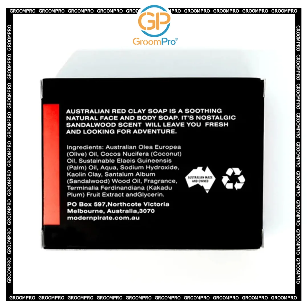 Modern Pirate -Australian Red Clay Face / Body Soap - Image 3