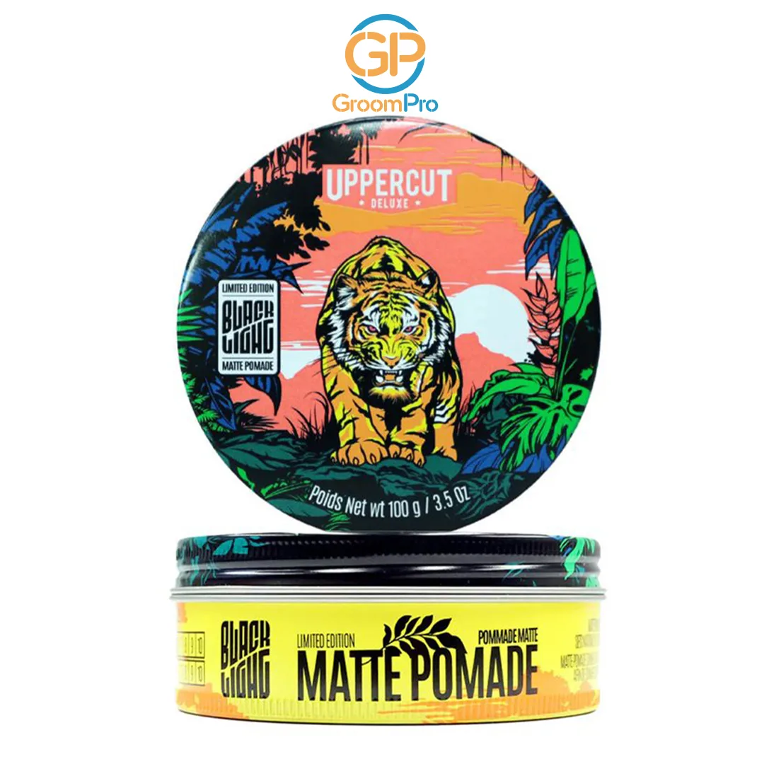 Uppercut Deluxe - BLACK LIGHT MATTE POMADE (LIMITED EDITION) 100g - Image 11