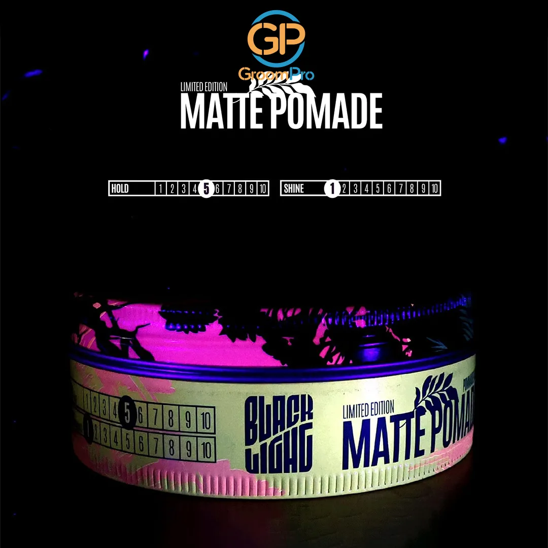 Uppercut Deluxe - BLACK LIGHT MATTE POMADE (LIMITED EDITION) 100g - Image 7