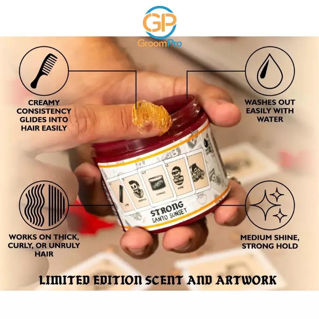 IN-BOX Suavecito - Firme (Strong) Hold, Santo Sunset,113g - Image 5