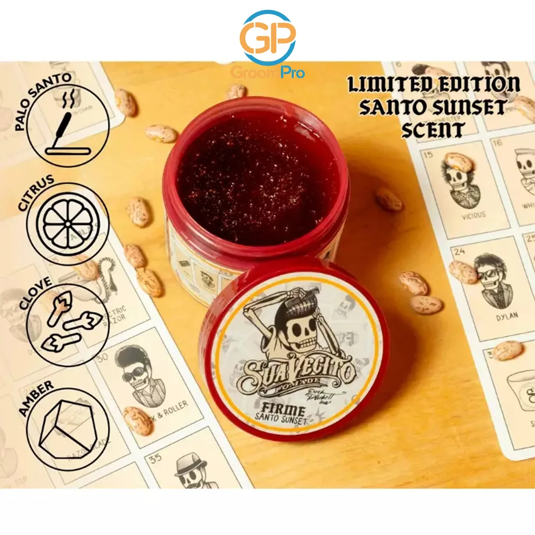 IN-BOX Suavecito - Firme (Strong) Hold, Santo Sunset,113g - Image 6