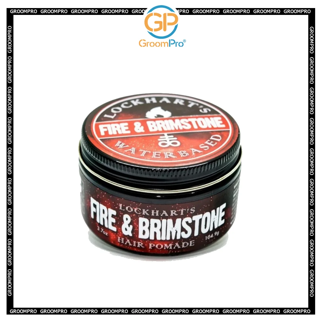 Lockhart's Fire and Brimstone Water Based Pomade (3.7oz) - Image 3